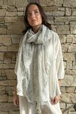 Speckled Rustic Scarf Grey